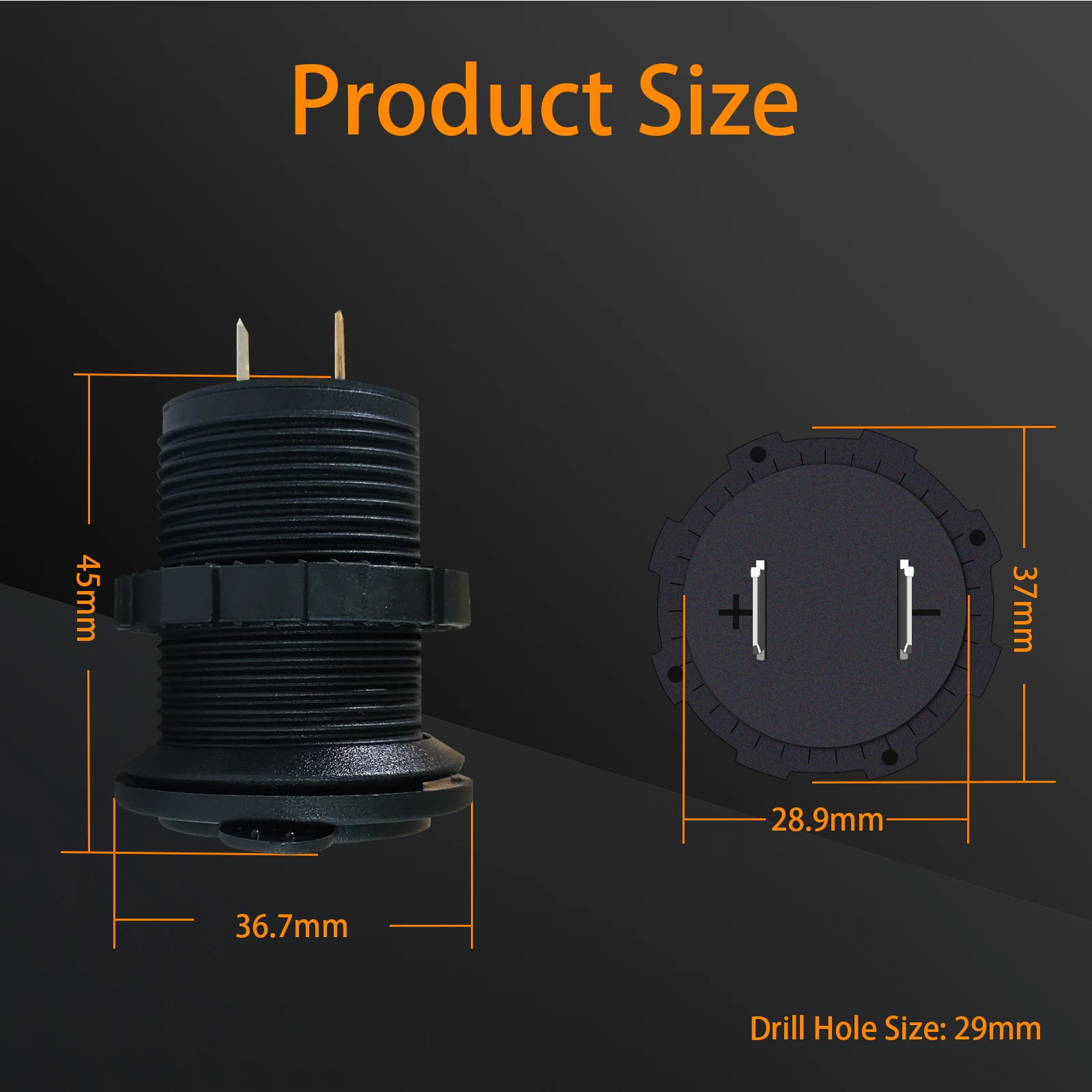 DC12V 24V Fridge Engel Power Socket & Plug for Car 4x4 Camper Trailer Caravan Marine Boat