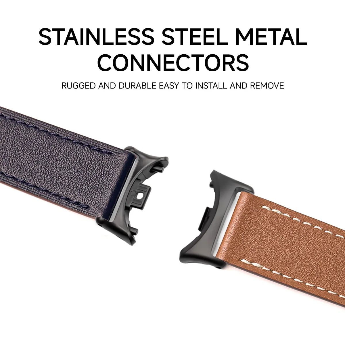 For Mi Band 8 Strap Leather band For Xiaomi Mi Band 9 Wrist Strap Correa Watch Replacement Miband 9 NFC Sports Bracelet Pulseira