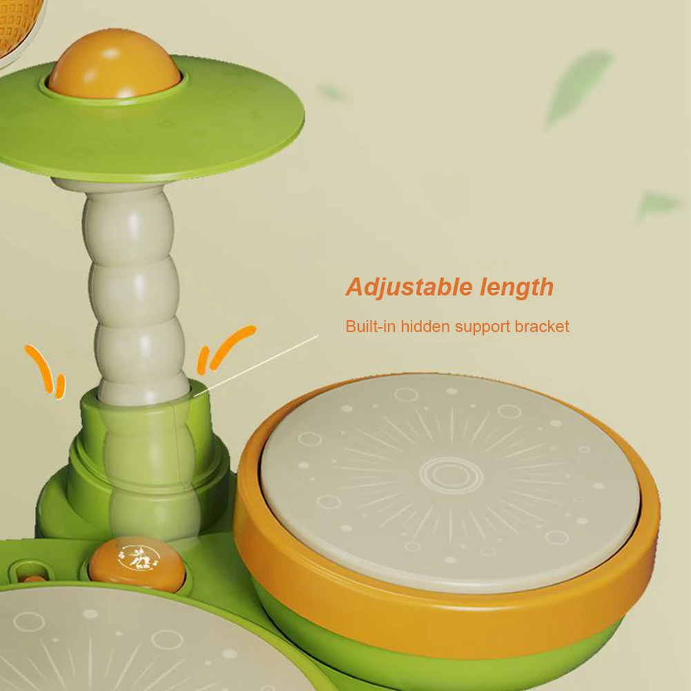 Muziekinstrumenten Montessori Leren Speelgoed Baby Muzikaal Speelgoed met Microfoon Jazz Drum Speelgoed Set Beste Cadeaus voor Jongens Meisjes