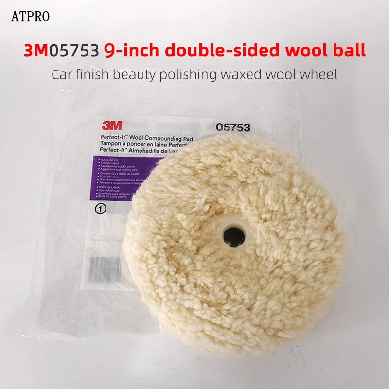 

3M05753 Double-sided White Wool Ball Polishing Waxing Tray Hexagonal Interface Car Waxing Tray