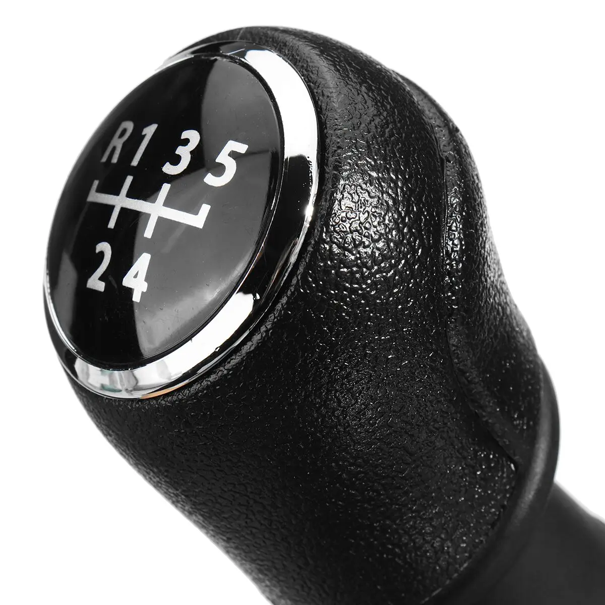 For VW Transporter T5 T6 T5.1 GP 2003-2011 Chrome Edge Gear Shift Knob Gaiter Boot Cover 5/6 Speed With Spring Screw