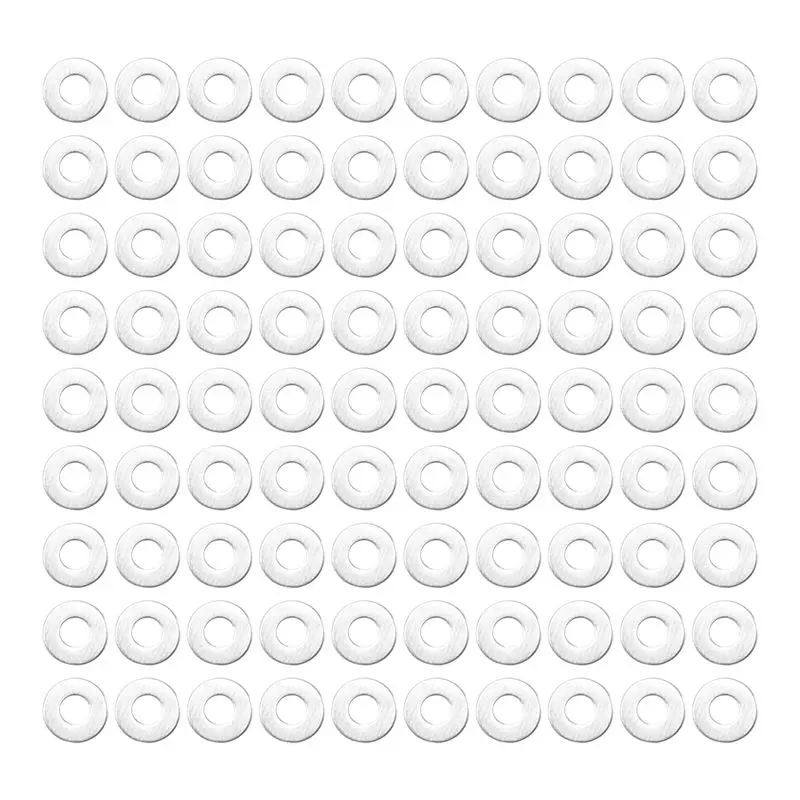 B84B-M2 Stainless Steel Flat Washers Spacers Fastener DIN125 200 PCS