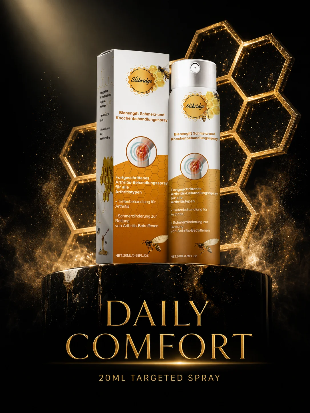Arthritis Joint Spray Soothes Discomfort for Knee Wrist Elbow Shoulder Relieves Stiffness Soreness Daily Body Care Men Women
