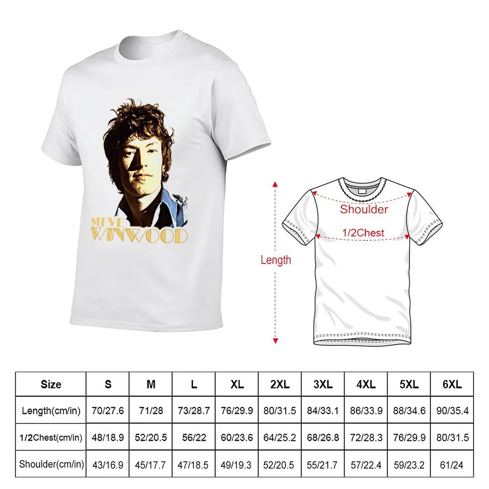 Steve Winwood T-Shirt rapper graphic tees graphic t shirt vintage mens white t shirts