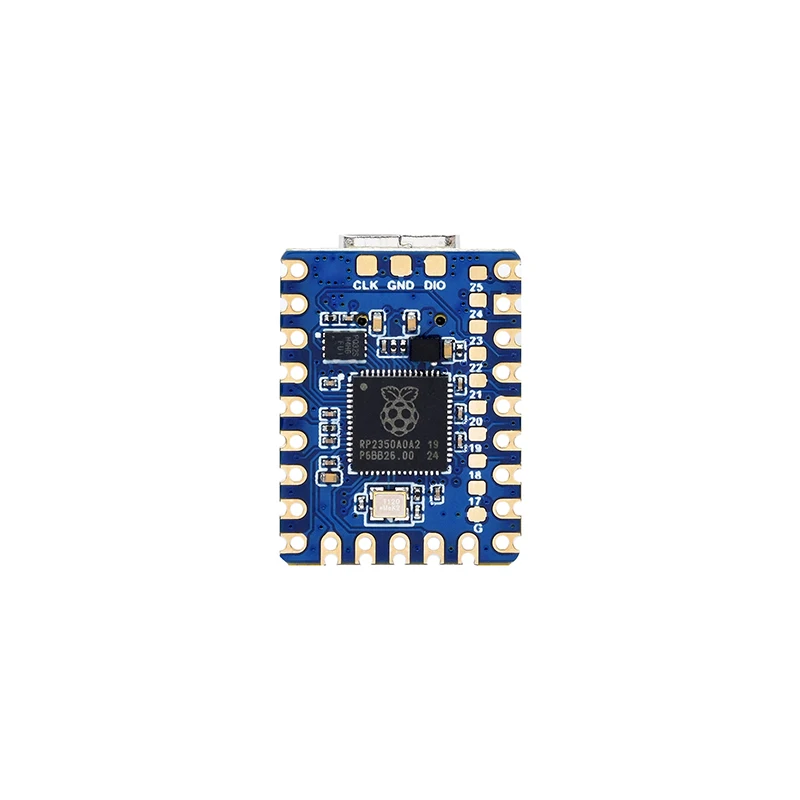 Mini placa de desenvolvimento RP2350-Zero baseada em microcontrolador Raspberry Pi Dual-Core Dual-Architecture Sensor de temperatura embutido