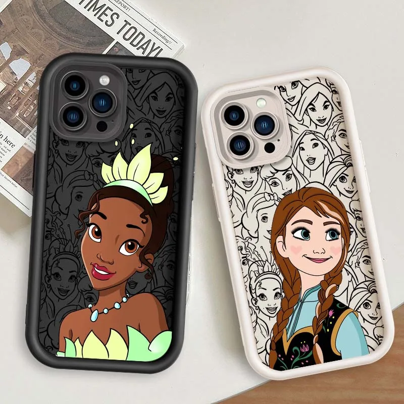 

Princess Diana Anime For Apple iPhone 16 15 14 13 12 11 Pro Max Plus Eye Ladder Soft TPU Silicone Cover