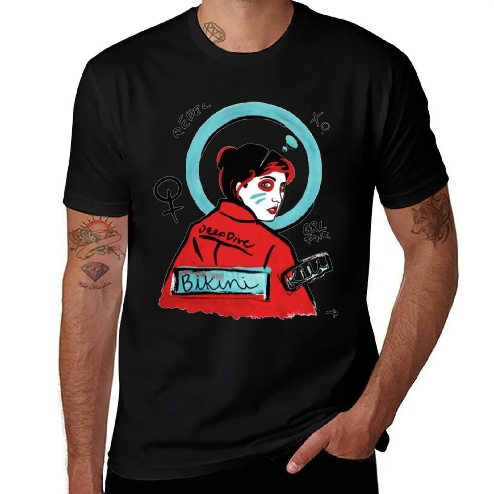 Bikini Kill T-Shirt Mechanic Work Tee Shirt T-Shirt