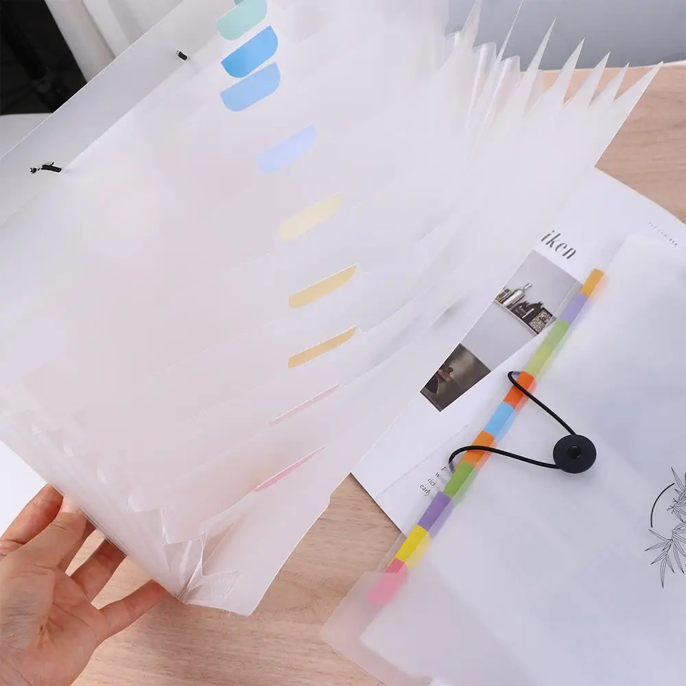 Large-capacity File Storage Bag Card Holder Receipt Holder Test Paper Organ Bag Ticket Holder Document Bag A4 File Folder