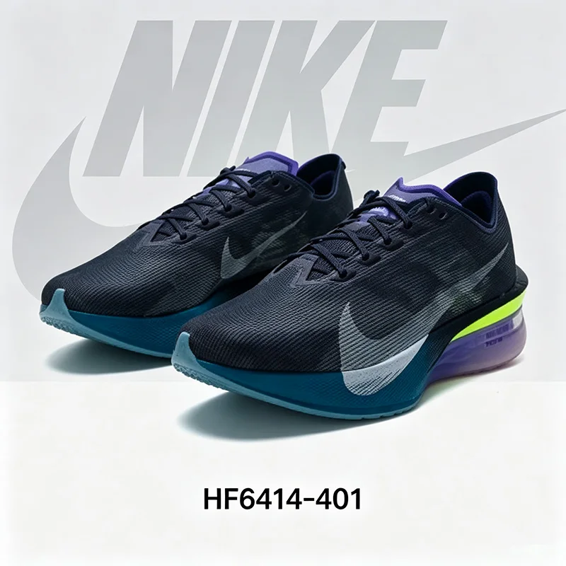Nike Official Authentic ZOOMX Marathon Running Shoes for Men - New VAPORFLY Speed-Stabilizing Sports Shoes HF6414-401