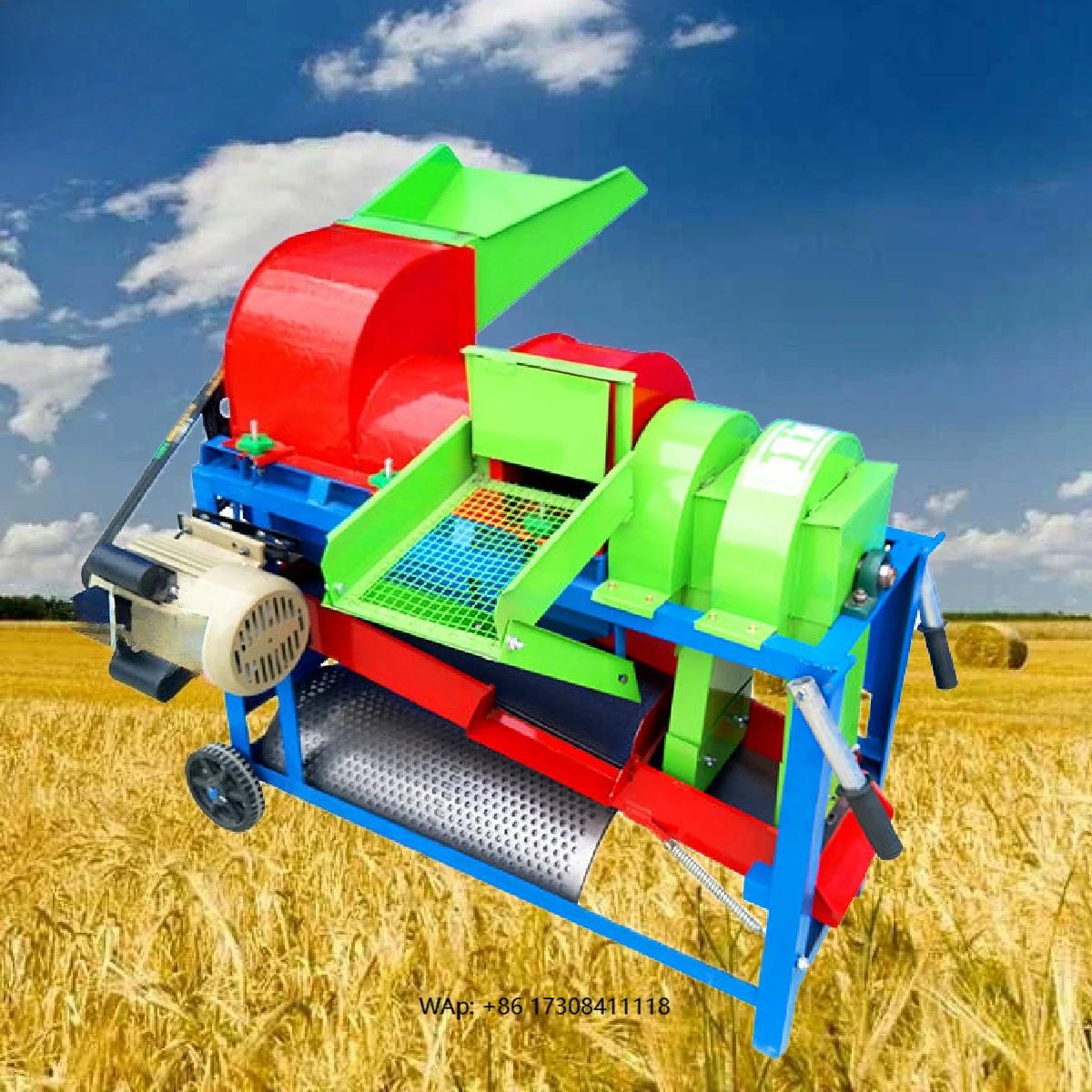 Corn threshing machine Corn threshing machine engine Multi-crop thresher