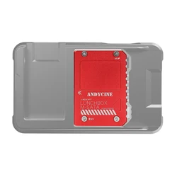 Andycine Lunchbox Heat Dissipation Hard Disk Enclosure Box mSATS to SATA Aluminum Alloy for Atomos Ninja V SSD Case