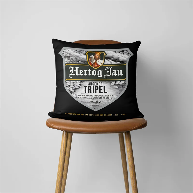 Hertog Jan Pillow Case Home Decorative Gift Sofa Car Super soft Cushions 45x45cm Square Pillowcase Chair Pillow Cove 331