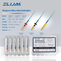 6 unids/caja 21/25/31mm limas endodónticas azules alternativas dentales Denspay R25/40/50 solo un motor uso Niti archivo de conducto radicular giratorio