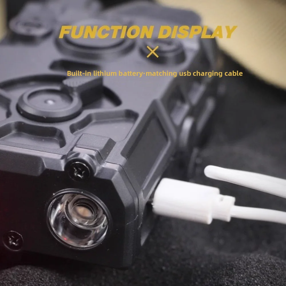 OGL Multi-function Rail Mount Illumination Device Built-in Rechargeable Battery USB Charging Hobby Model Toy Accessory
