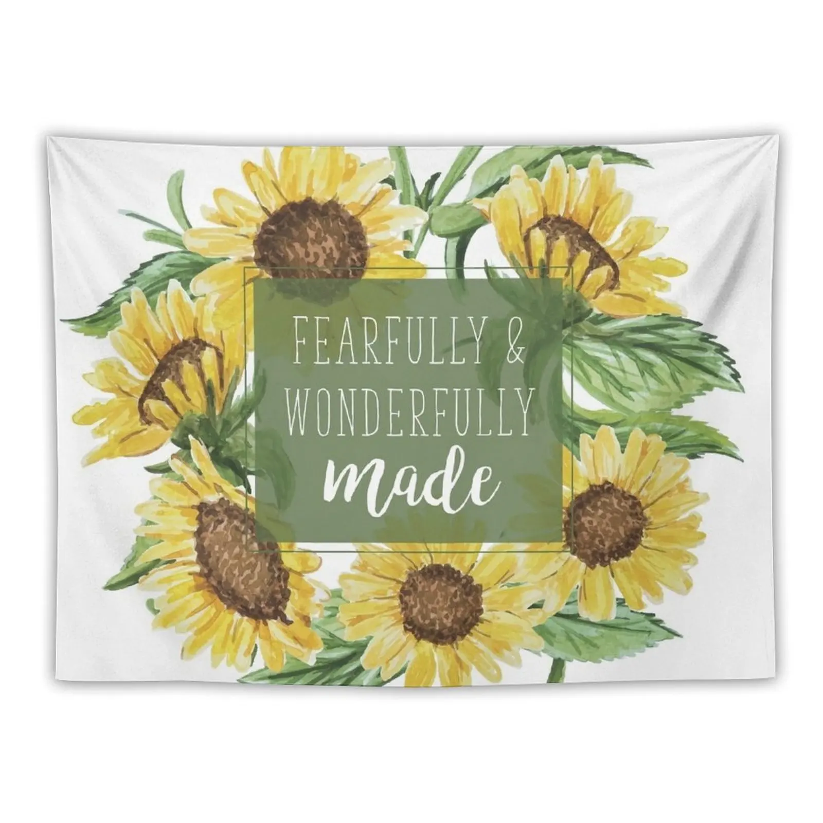 

Fearfully and Wonderfully Made Tapestry Wallpapers Home Decor Room Design Wall Hanging Wall Aesthetic Room Decoration Tapestry