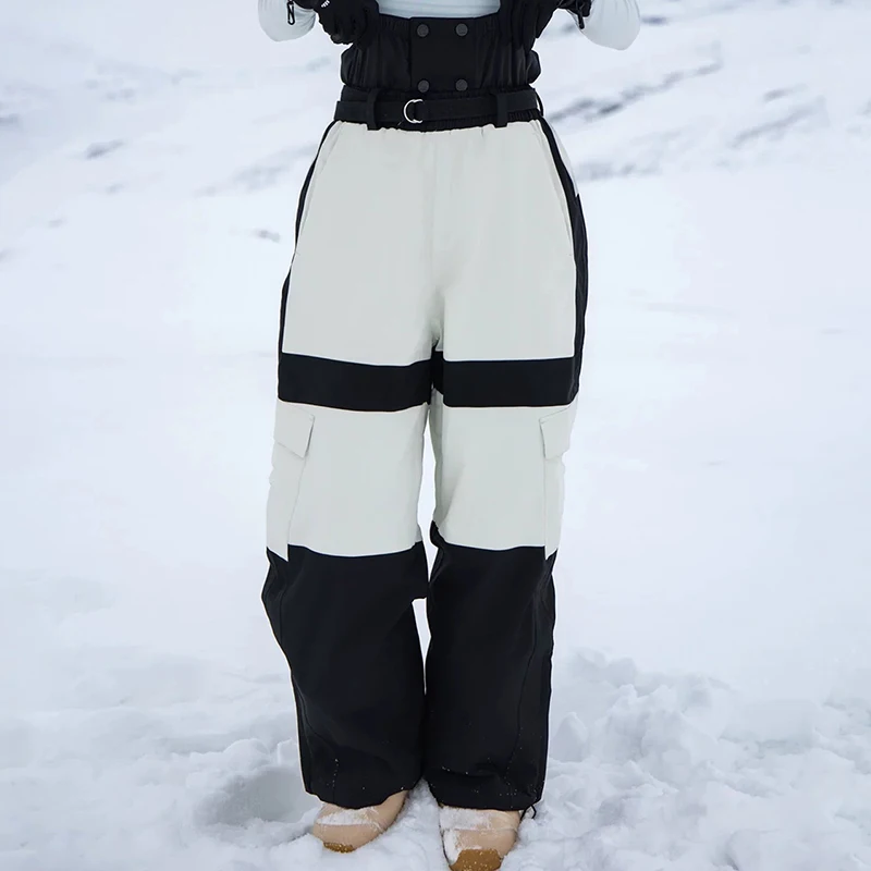 Winter Waterproof Men Snow Pants Outdoor Sport Warm Woman Skiing Trousers Mounttain Hikingh Female Snowboard Clothes