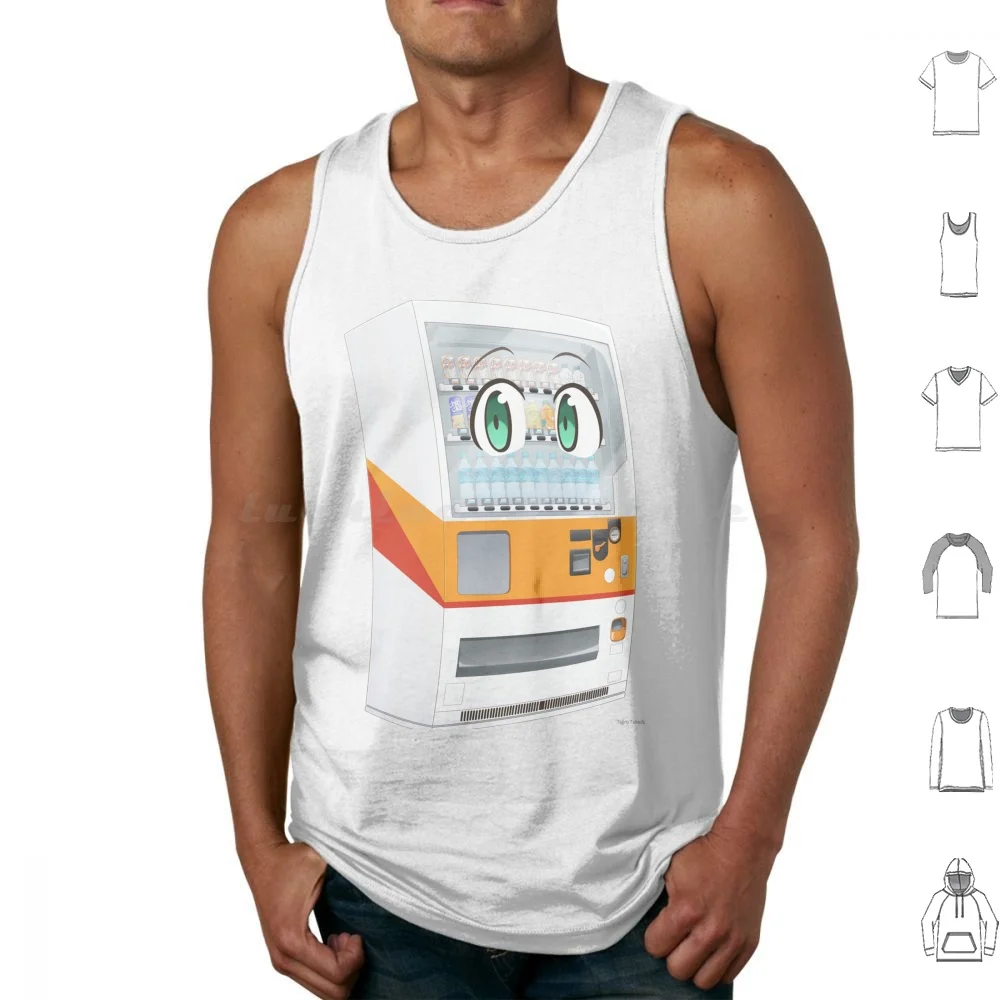 Reborn As A Vending Machine , I Now Wander The Tank Tops Vest Sleeveless Vending Machine Japan Anime Manga