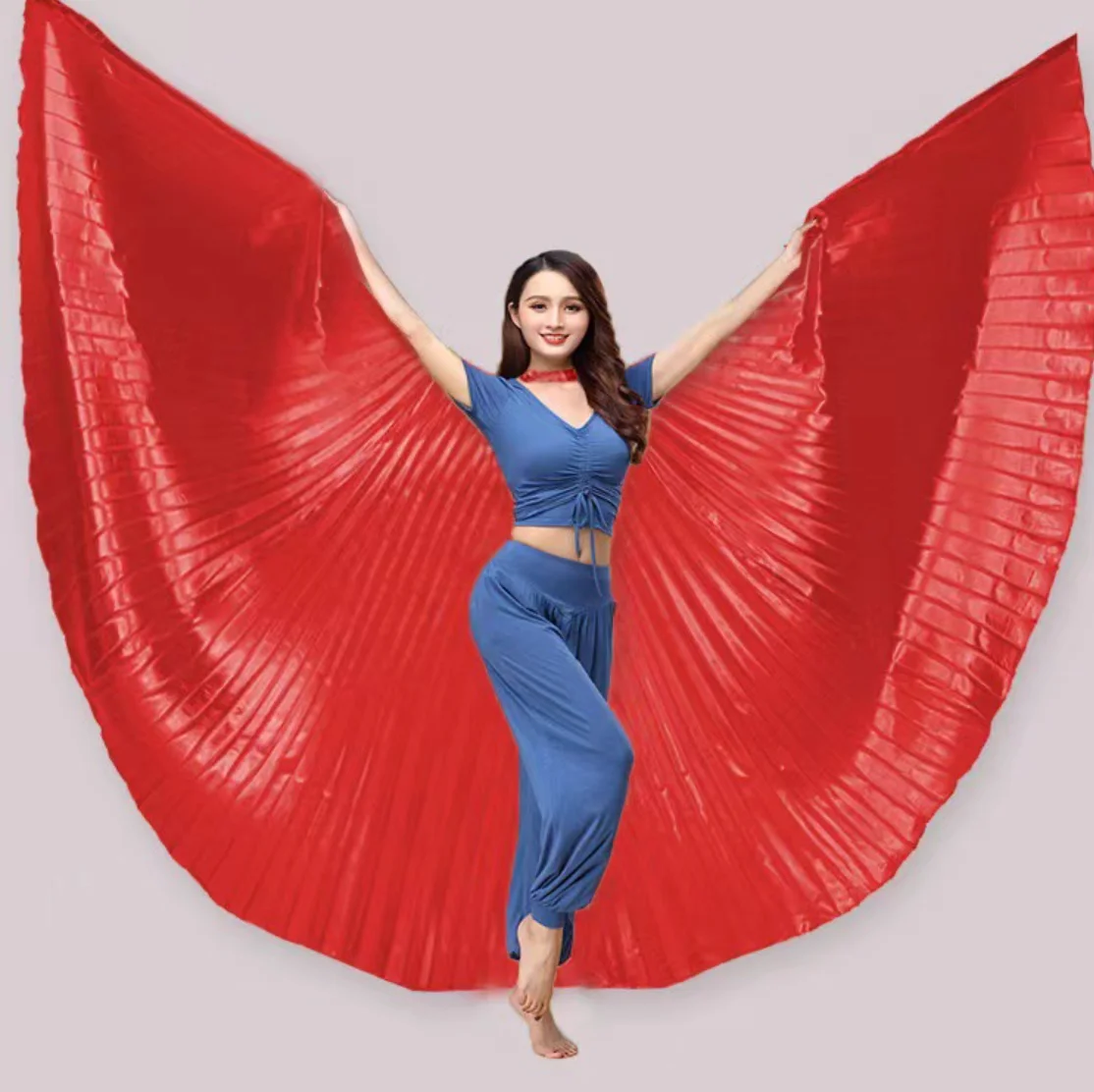 Cheap Stage Performance Props Dance Accessories Egyptian Wings Belly Dance Isis Wing Cosplay