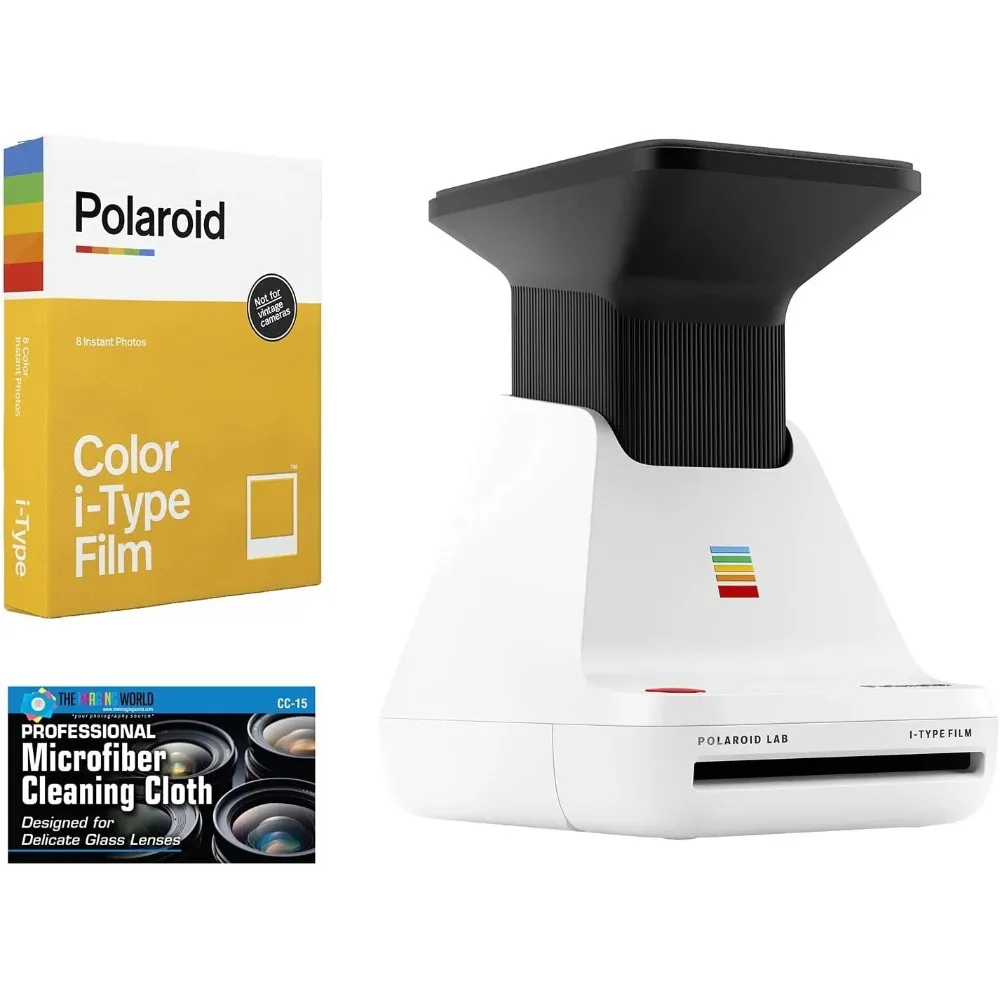 

Instant Film Photo Printer, Black, Records images from your smartphone screen for easy printing