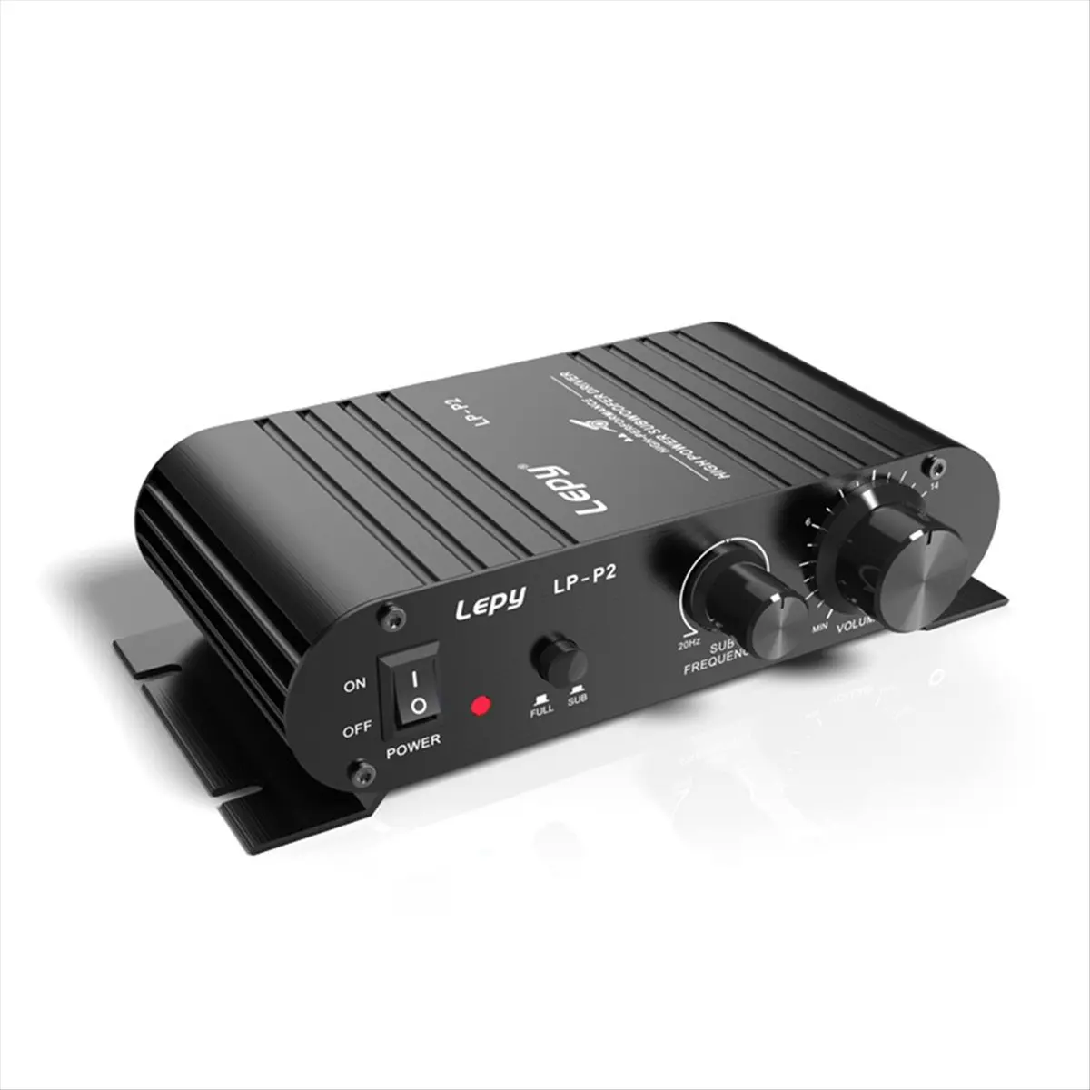 ABSF Lepy LP-P2 Mini Subwoofer Amplificador de Rango Completo de 100W con Salida Mono para Subwoofer, Amplificador de Audio