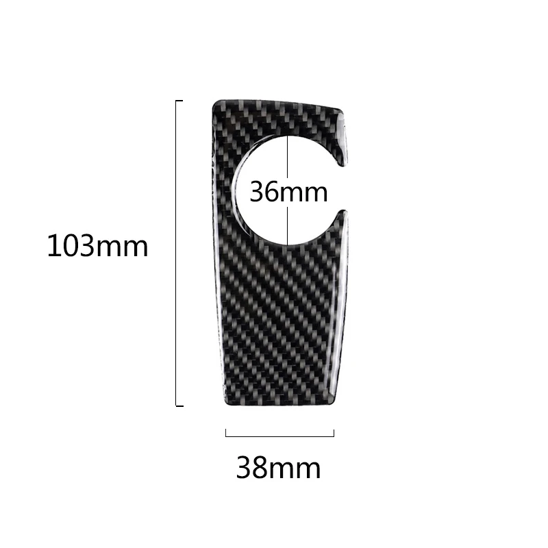 Carbon Fiber Car Gear Shift Panel Cover Trim Stickers Decoration Decal For BMW F07 F10 F25 F26 2009-2016 X3 X4 New Auto Interior