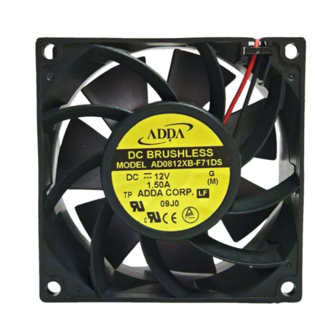 

ADDA AD0812XB-F71DS DC 12V 1.50A 80x80x38mm 2-Wire Server Cooling Fan