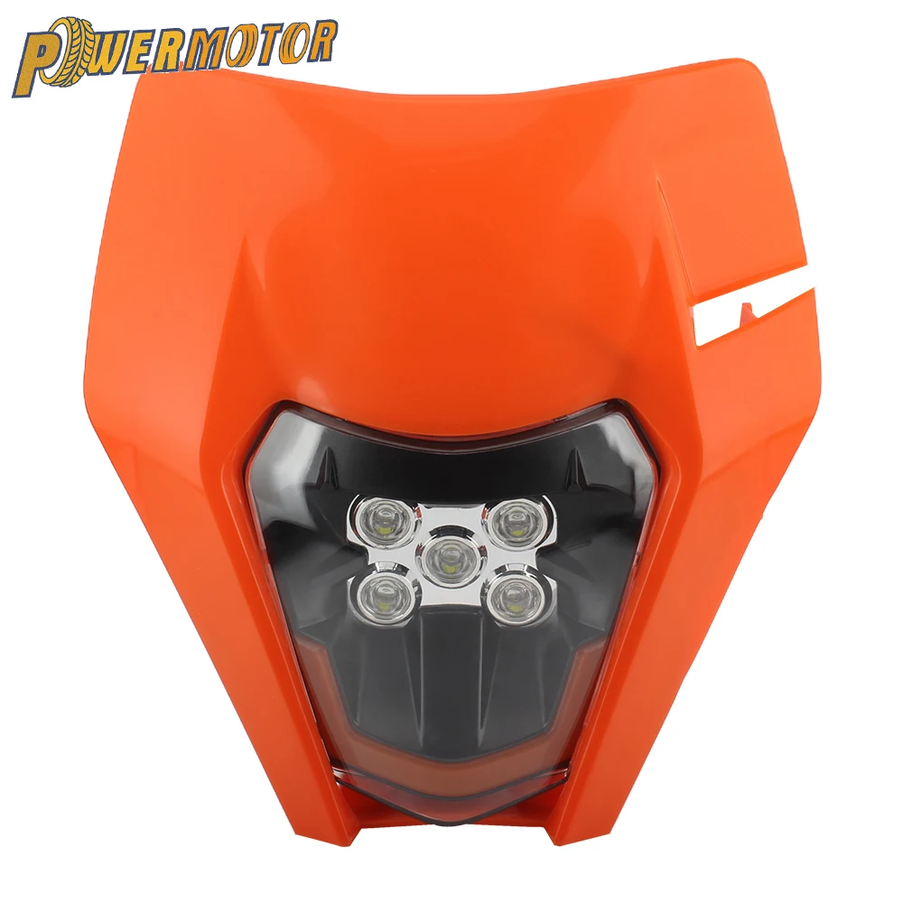 

Motorcycle Headlight Wick LED for KTM EXC XC SX SXF XCW EXCF 125-500 2012-2023 Dirt Bike Enduro Motocross Modified Parts Tuning