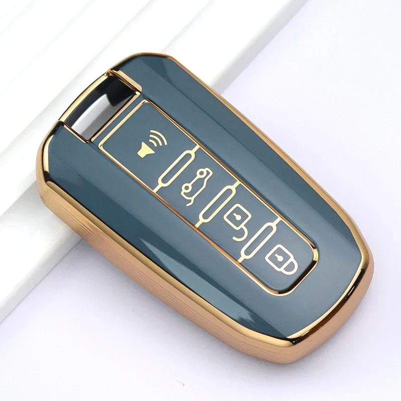 For Ssangyong Actyon Kyron Rodius Tivolan Ssangyong Korando C Rexton W 3/4 Buttons TPU Car Shell Fob Holder Key Case Cover view 4