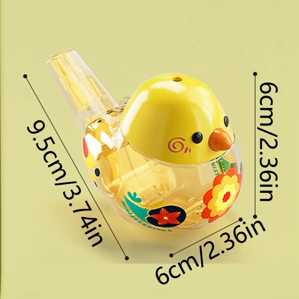 Filled with Water Water Bird Whistle Pronunciation Training Soft Voice Children's Whistle Toy Portable Develop Mouth Muscles