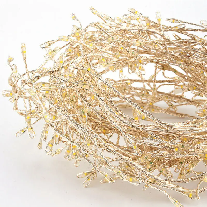 3M 5M Copper Wire LED USB Remote Control String Lights Firecracker Fairy Garland Light for Christmas 8 Modes Wedding Party