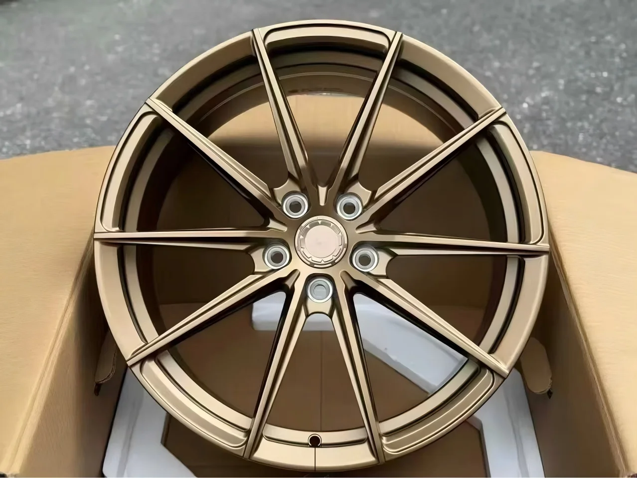 

New Replacement/Repair 8-11.5 J Width ET15 Alloy Truck Automotive Forged Aluminum Wheels OEM - Chrome Surface