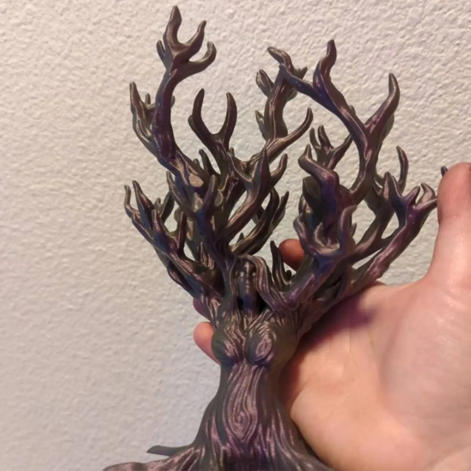 صينية نرد آلهة الشجرة، عرض النرد المحمول الممتع لسطح المكتب ملحقات برج النرد حقيبة النرد آلهة (أسود) #5