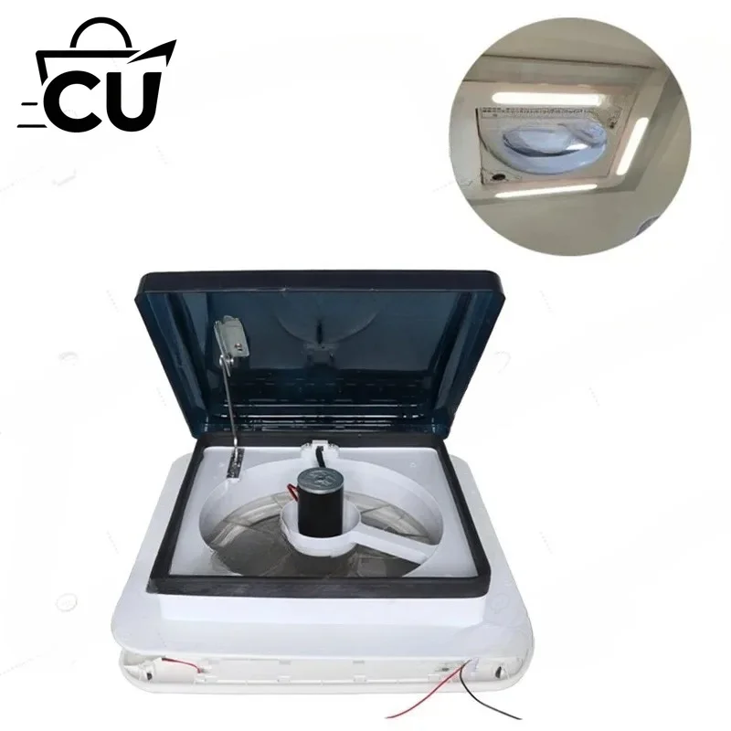 RV Ventilation Fan Manual Control Ventilator Vents 12V With LED Fan Camper RV Roof Exhaust Fan Caravan Accessories Camping Car