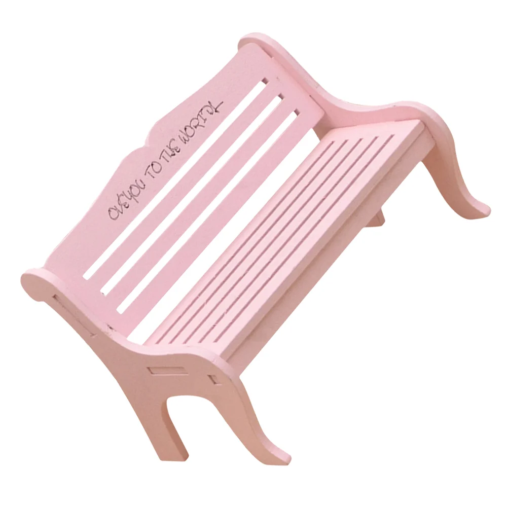 

Chair Photography Bench Furniture Dollhouse Mini Garden Desktop Accessories Prop Toy Ornament Home