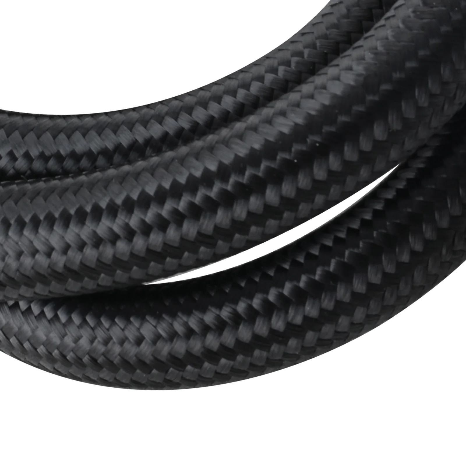 16AN 5FT Braided Fuel line Hose Braided Stainless Hose Steel CPE Nylon Braided 1