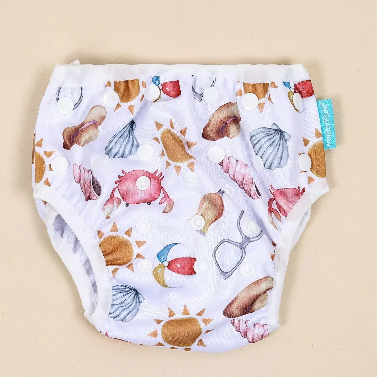 Baby Swim Diapers Reuseable Washable & Adjustable for Swimming Lesson & Baby Shower Gifts