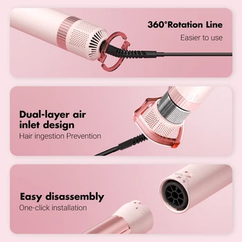 5-in-1 Hair Dryer Brush & Hot Air Styler Air Styling System 9