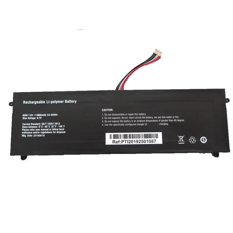 Laptop Battery For I-Life ZED AIR H6S IL.1406.6500.WCAESW 7.6V 4600mAh 34.96Wh