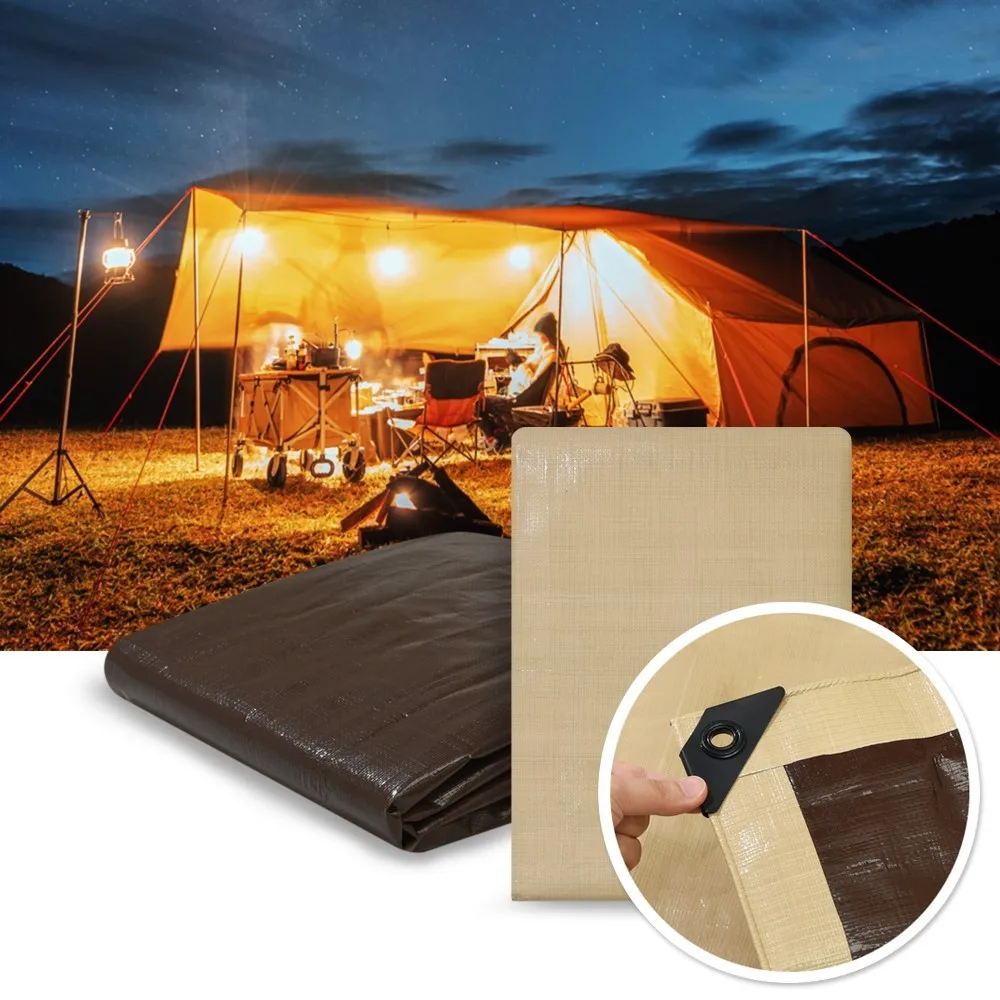 [1 + 1] Nova Living Tarpor Tarpor Beage Premium Tent Camping ground sheet Camping supplies