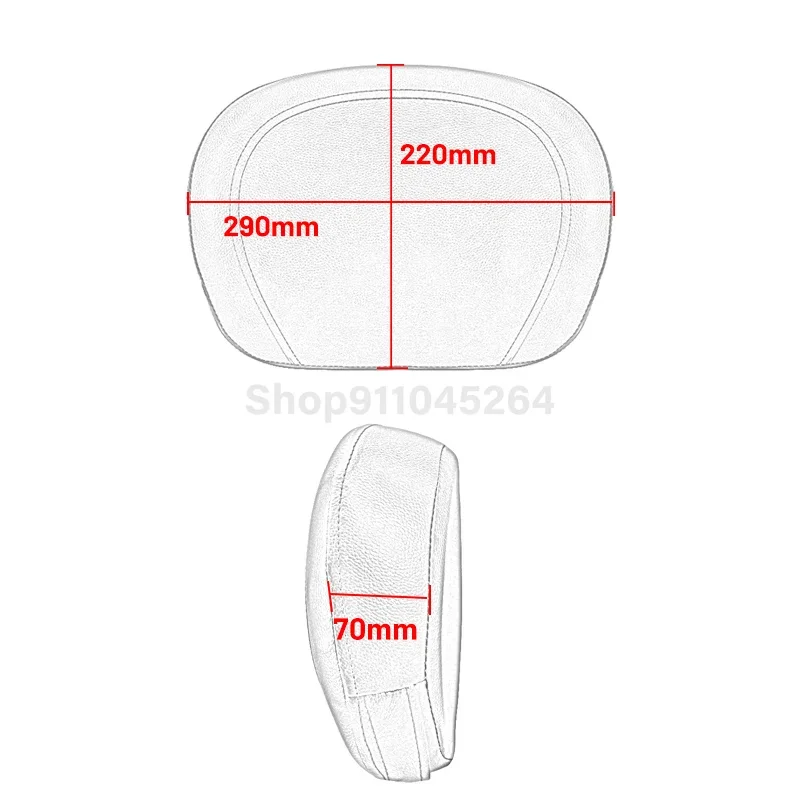 범용 오토바이 등받이 뒷좌석 승객 시시 바 쿠션 패드, 할리 혼다 야마하 스즈키 가와사키용 모토크로스 액세서리