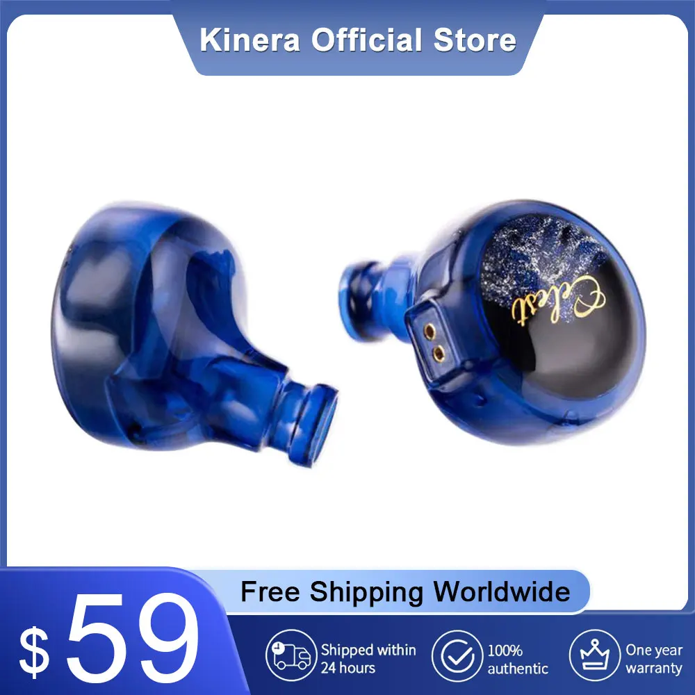 Kinera Celest Pandamon 2.0 이어폰, SPD 스퀘어 드라이버, 평면 인이어 IEM 모니터, 2 핀 0.78 케이블, 게임 음악 헤드폰, 10mm