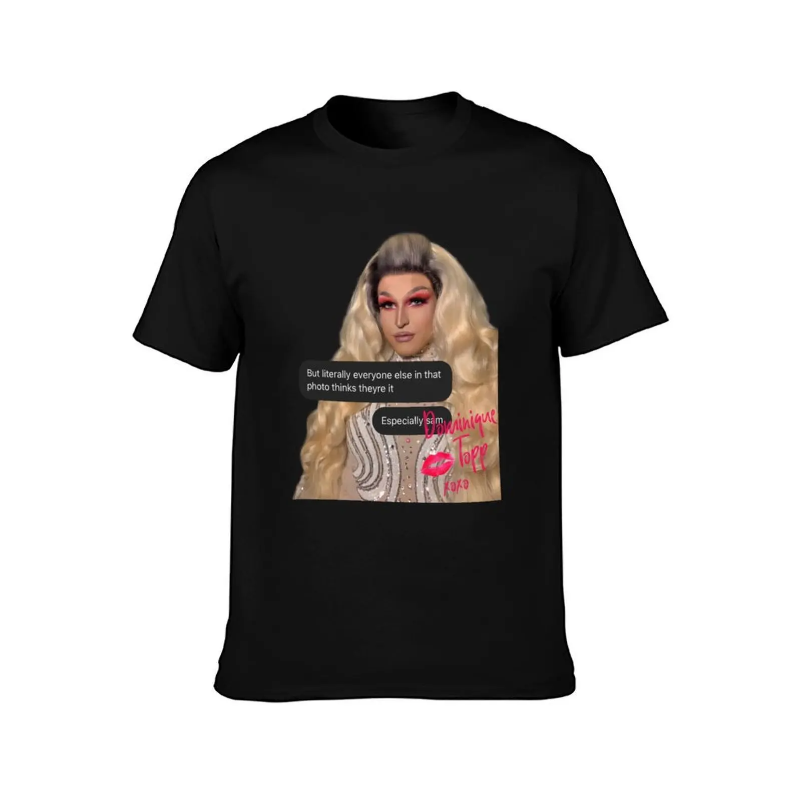 Especially... Dominique Topp T-Shirt Large Size Breathable Tee