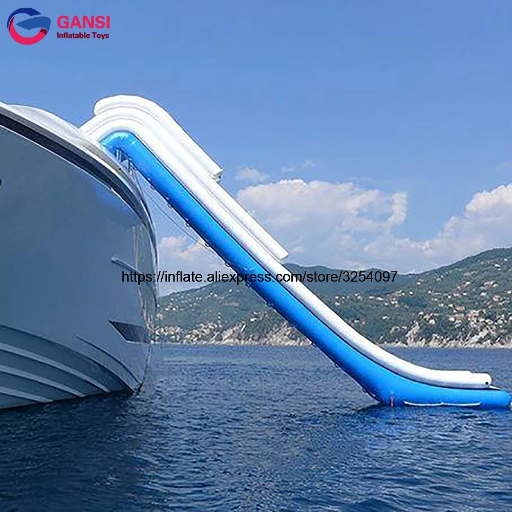 

Outdoor Inflatable Water Slide for Yachts Water Play Party Inflatable Boat Slide