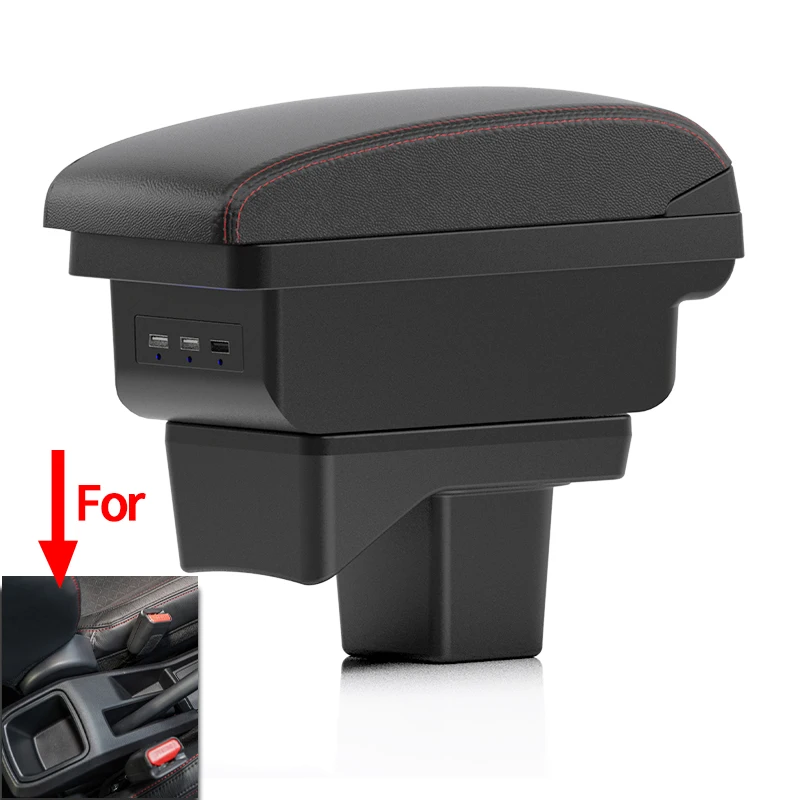 

Автомобильный подлокотник для Toyota Agya 2023 2024 для Toyota Wigo 2023 2024 контейнер для хранения центральной консоли подробности интерьера USB автомобильные аксессуары