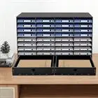 

PVC 32 Slots Shelf Organizer Desk Accessories for Folders File Mail Sorter Rack