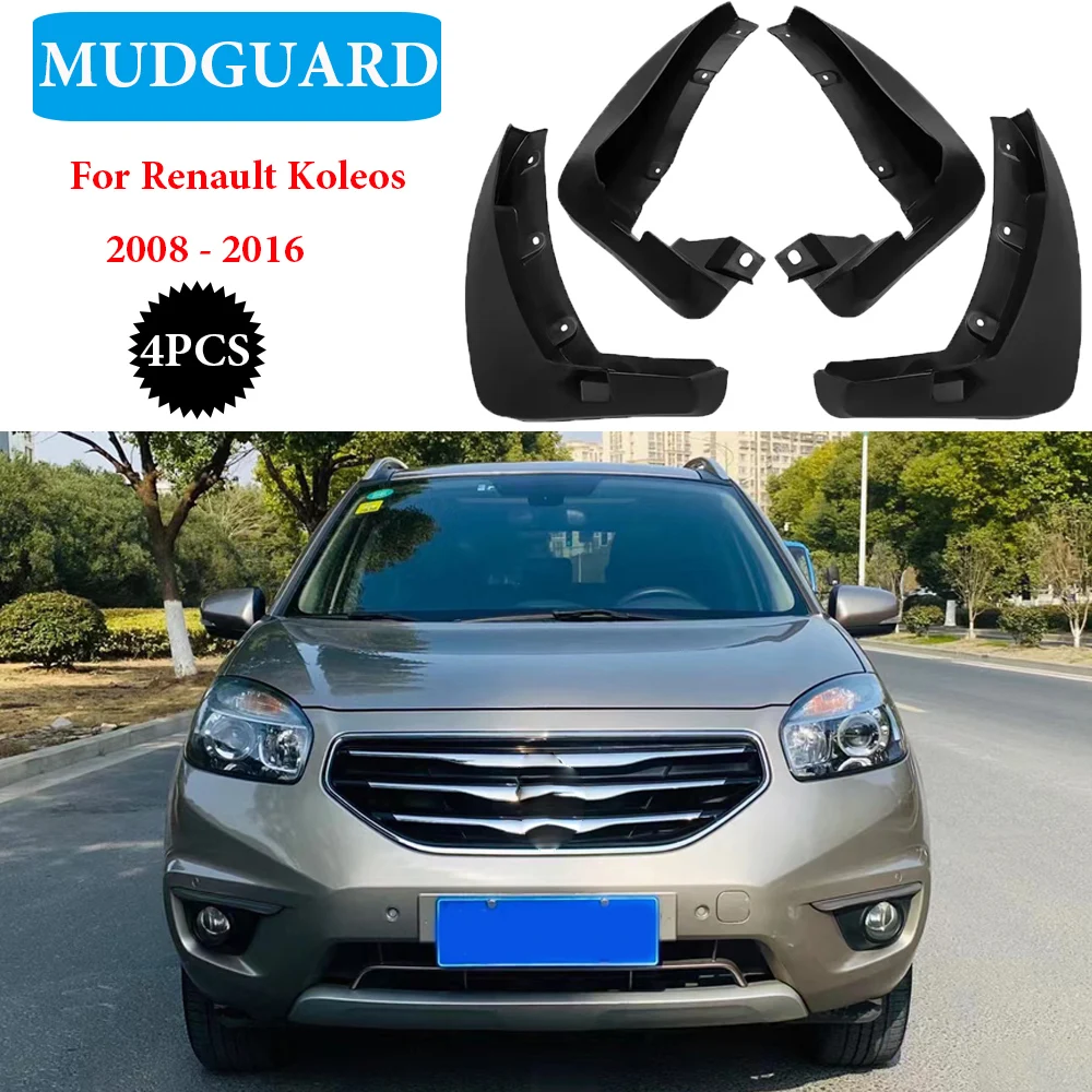 

High quality Mud Flaps For Renault Koleos 2008 - 2016 Mudflaps Splash Guards Mud Flap Mudguards Fender Front Rear