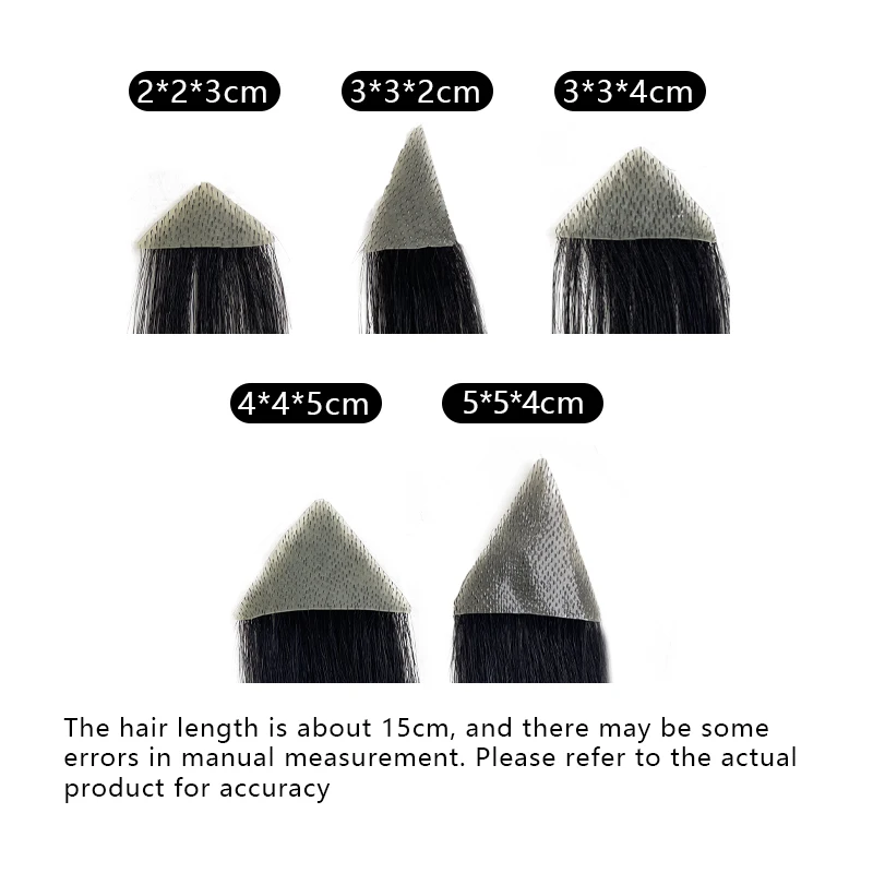 Parche para la frente para hombres, peluquín para patillas, 100% cabello humano, Invisible, sin costuras, piel ultrafina, parche para patillas de línea de cabello de PU