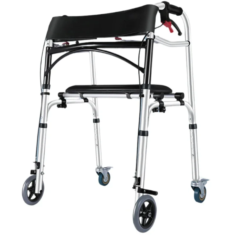 

crutches elderly walking stick four-legged chair multi-functional elderly walker