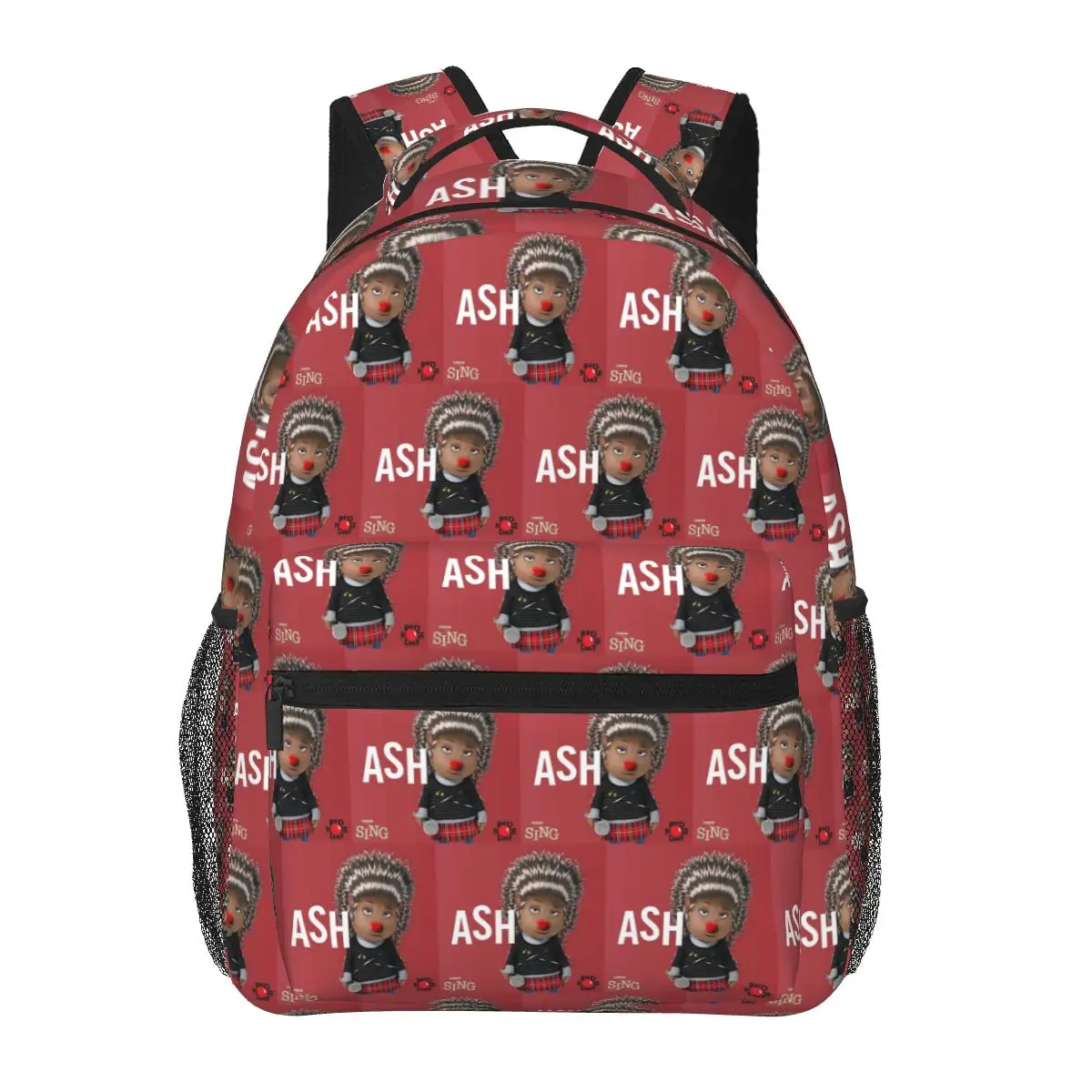 Ash Sing Movie Backpacks Boys Girls Bookbag Students School Bags Cartoon Kids Rucksack Shoulder Bag Large Capacity