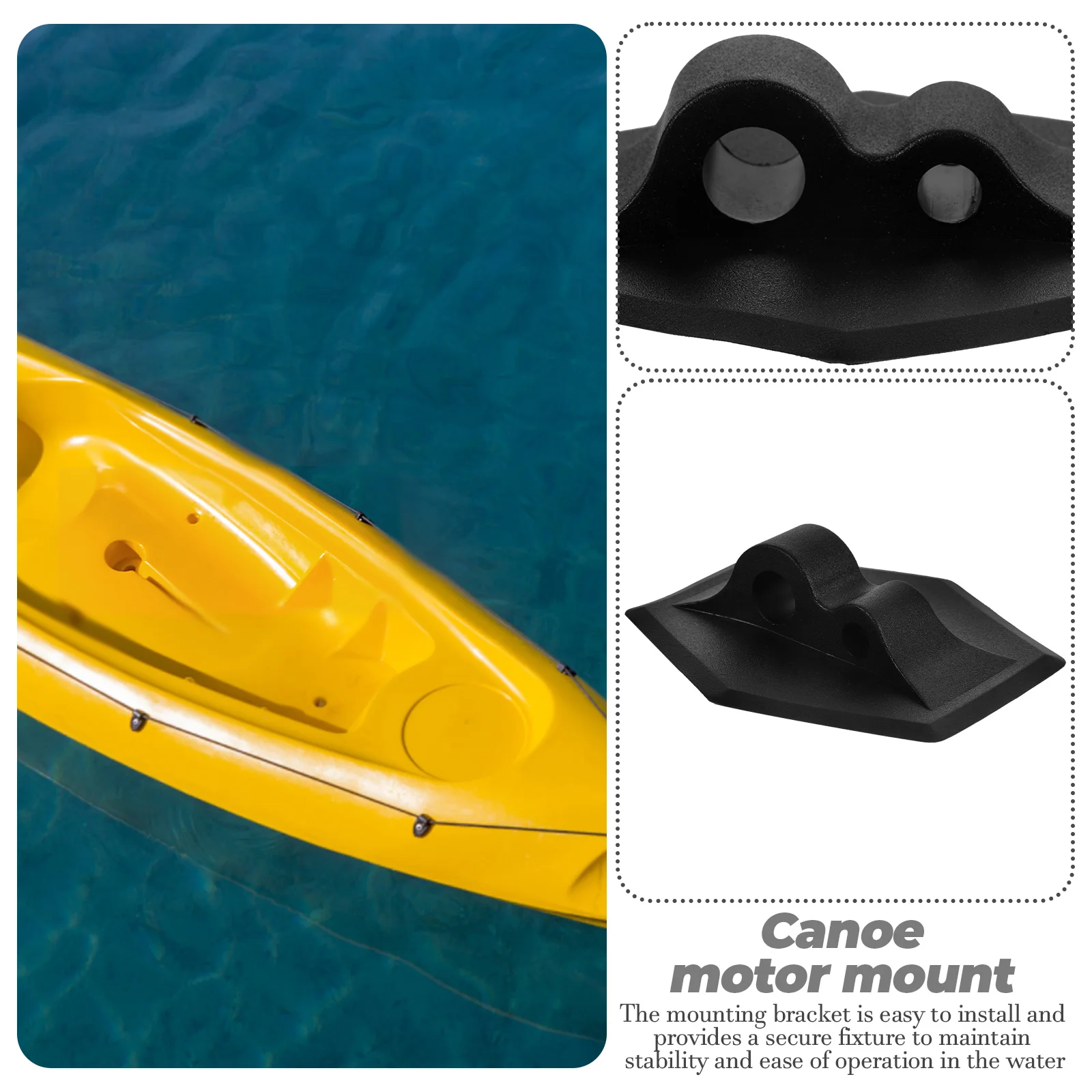 

Hexagonal Rope Buckle Hanging Ring Boat Motor Bracket Canoe Mount. Inflatable Mounting Kayak Accessories Part Pp Fixed